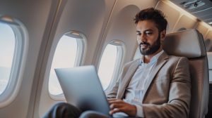 representing business travel and efficiency